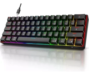 Tecno Villa - TECLADO MECANICO 60% KOORUI MK061 - SWITCH AZUL
